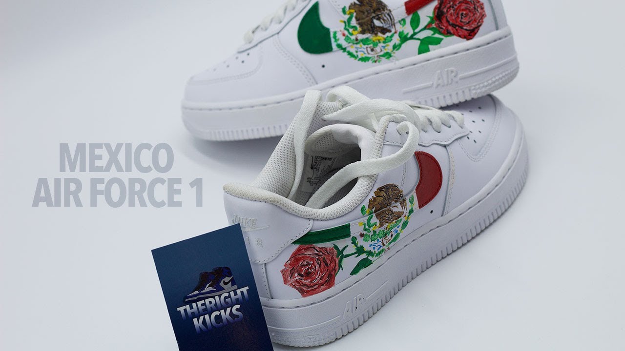 Custom Mexico Air Force 1 | THERIGHTKICKS