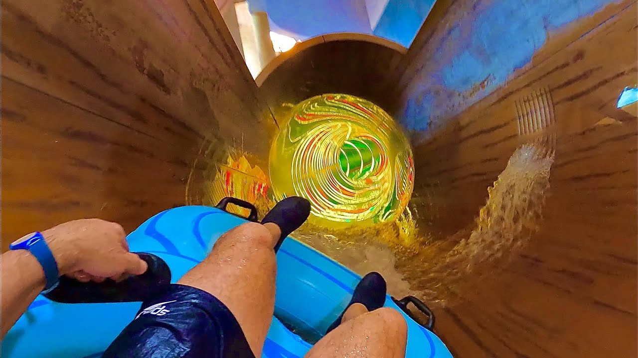 Trippy Cone Water Slide at Aquapulco