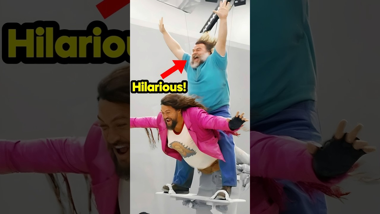 Minecraft Movie Bloopers that'll make you laugh😂 #aminecraftmovie #minecraft #jackblack #jasonmomoa