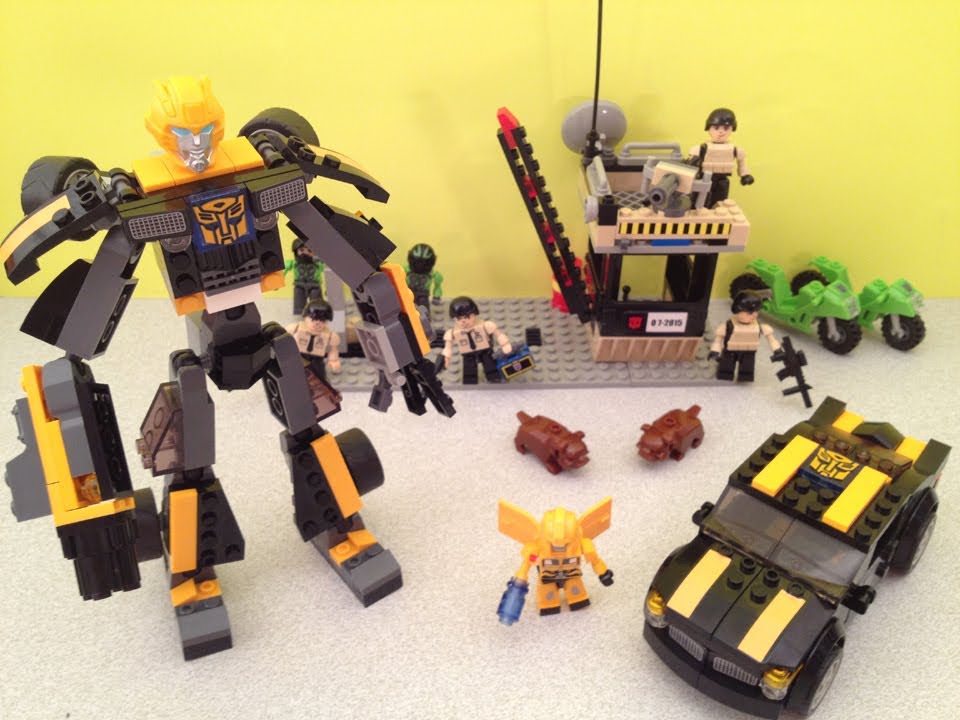 KRE-O STEALTH BUMBLEBEE - TRANSFORMERS BUILD SET TOY REVIEW