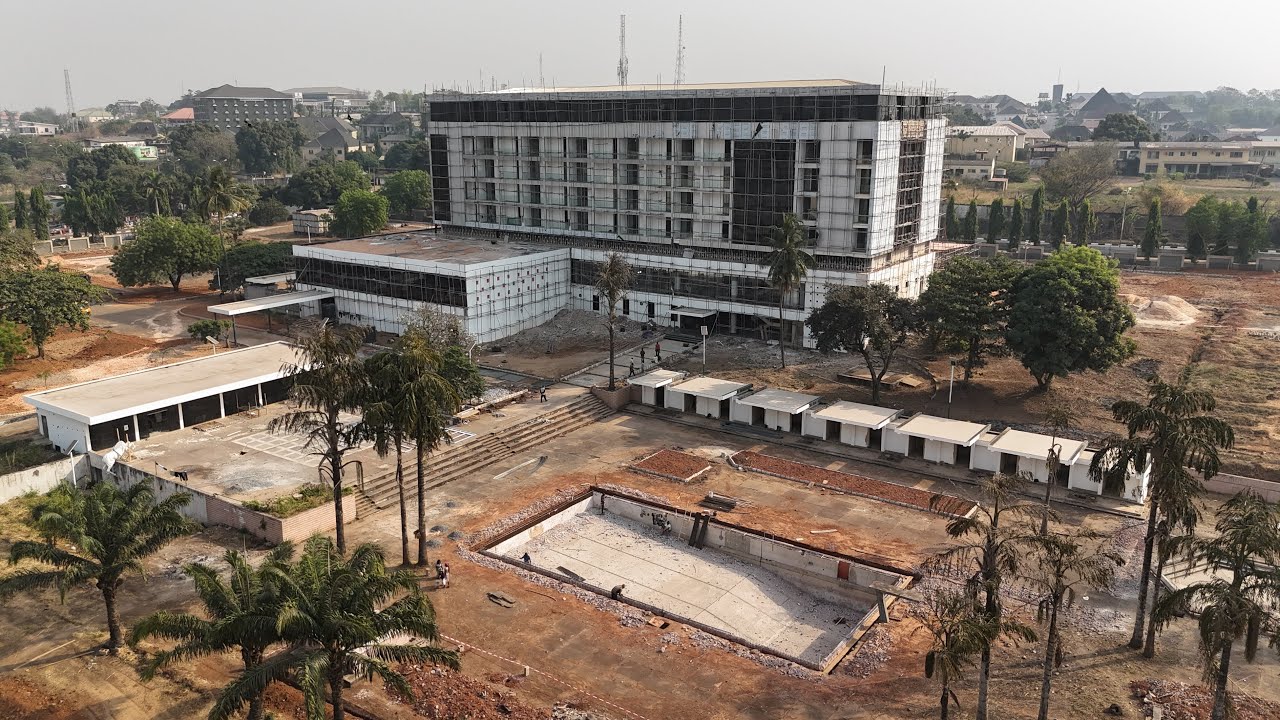 Ongoing Remodeling Of The Once Abandoned Enugu Presidential Hotel || Enugu Nigeria