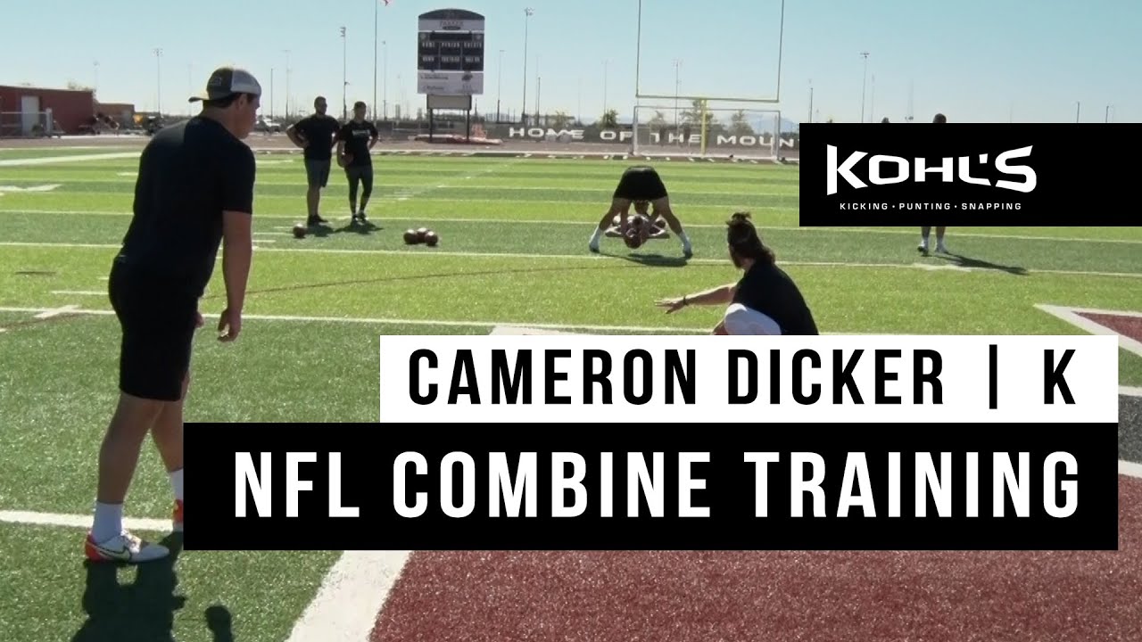Cameron Dicker // NFL Combine Training // Kohl's Kicking Camps