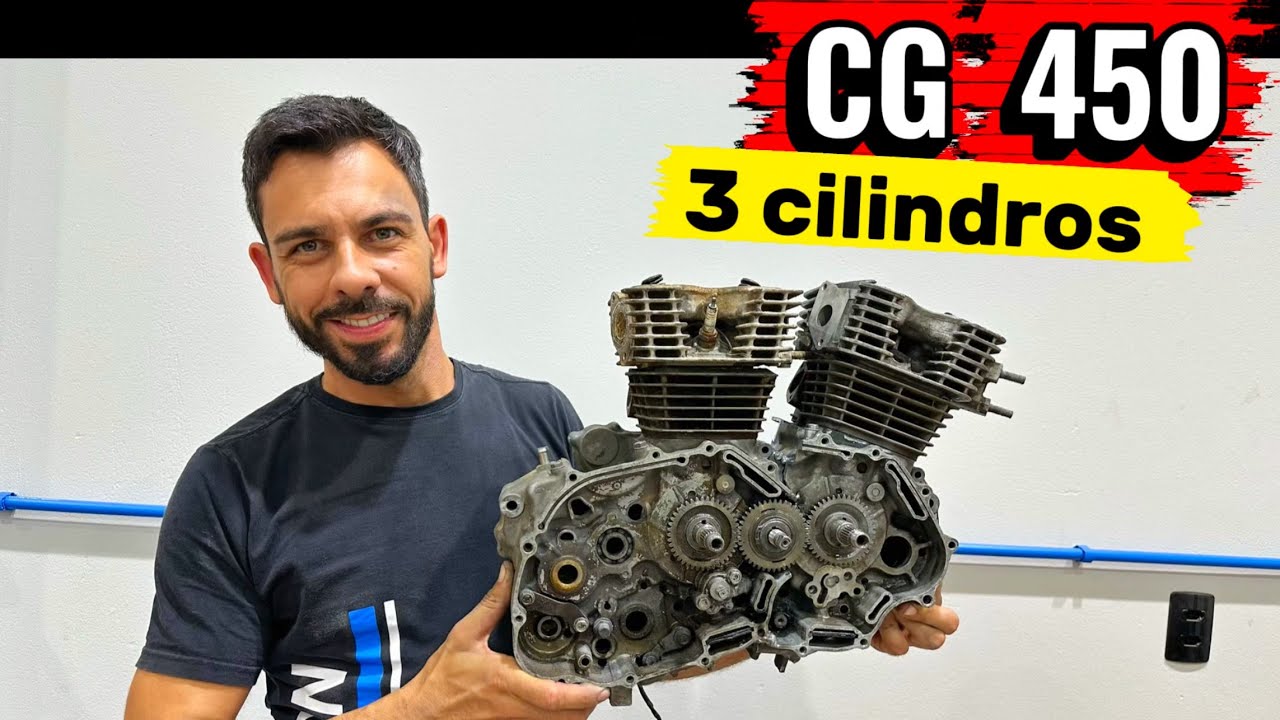 Criamos um MOTOR de Titan  3 cilindros😱😱450cc🔥🔥