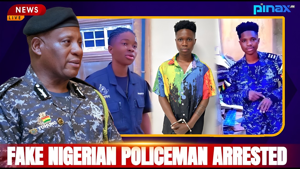 🚨BREAK: MILITARY & IGP ARRESTS NOTORIOUS NIGERIANS POSING AS GHANA POLICE PERSONNELS IN GHANA..