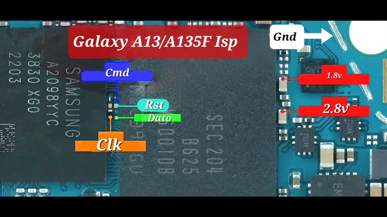 Samsung Galaxy A13/A135F Frp with isp 