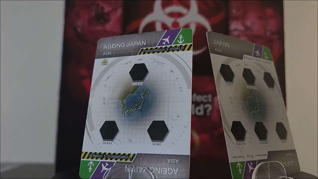 Plague inc. The Boardgame: Armageddon - Tomorrow's World Country Cards