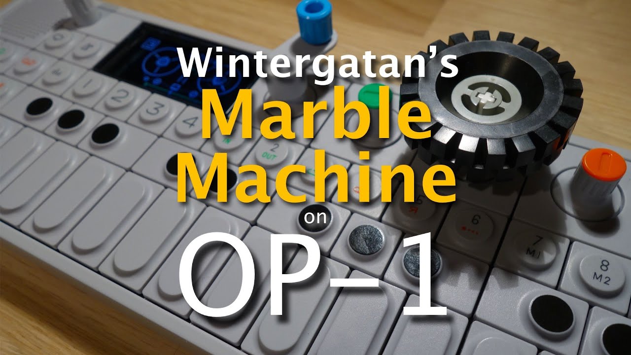 Wintergatan Marble Machine - live on Teenage Engineering OP-1
