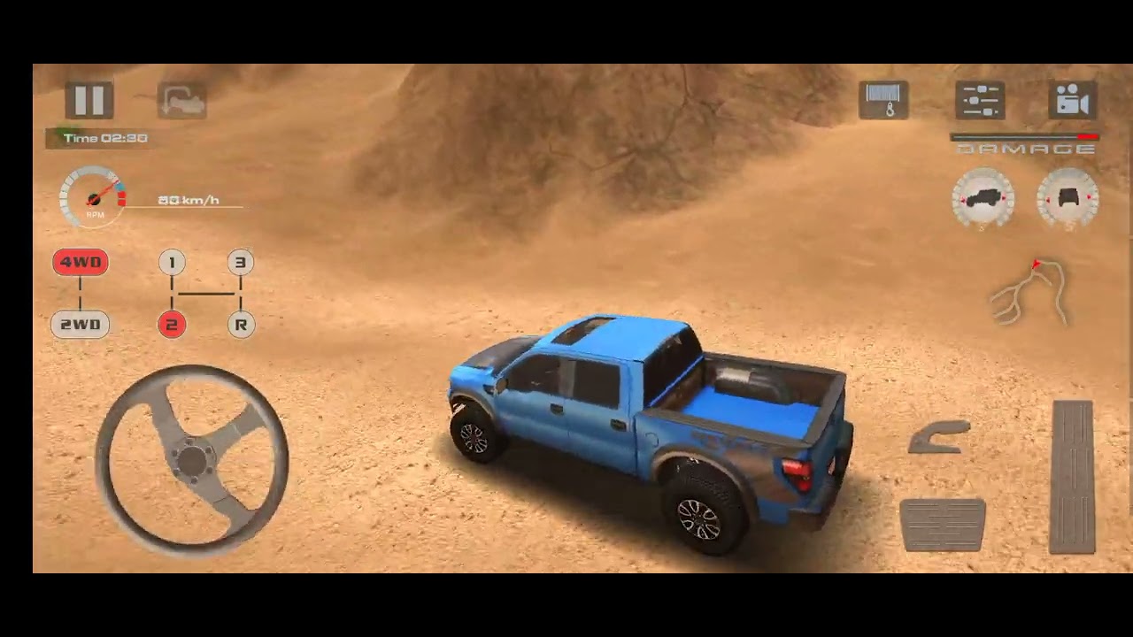 |Pickup Truck F150 Offroad Driving Desert| |Game Play Mission| with |difficult missions|