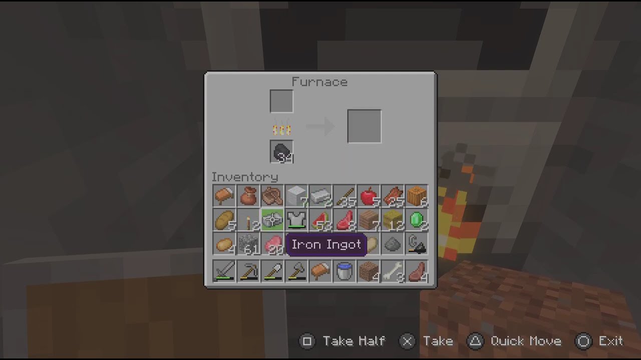 I play Minecraft and explore ￼