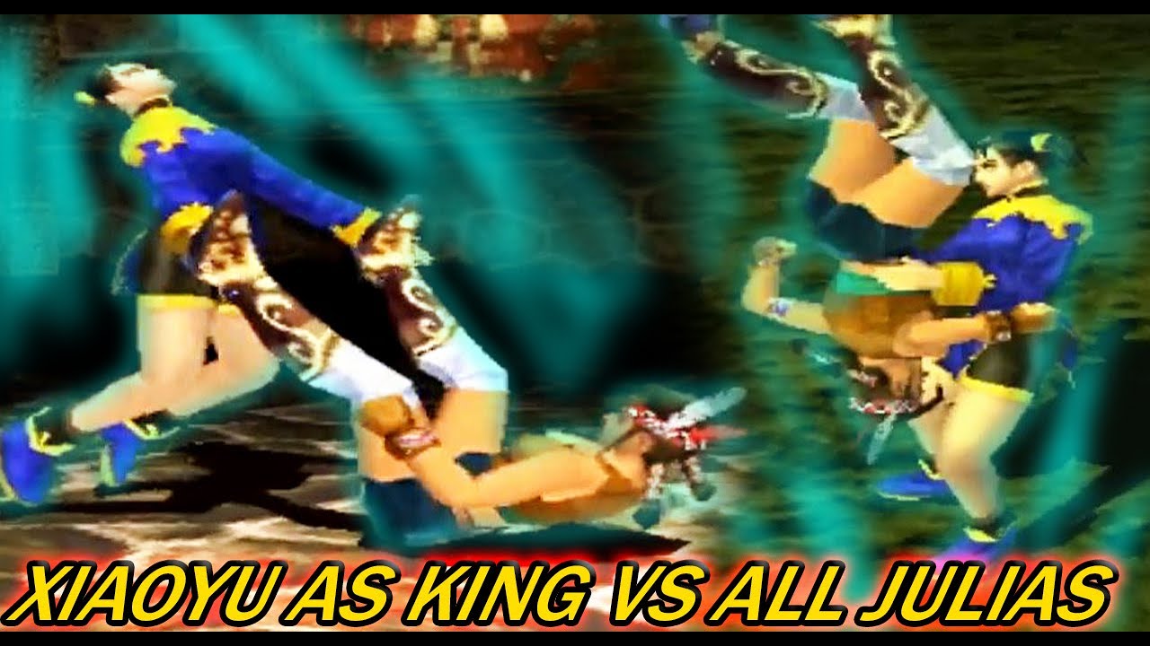 [TAS] Xiaoyu As King VS All Julias - Tekken 3 (Requested)