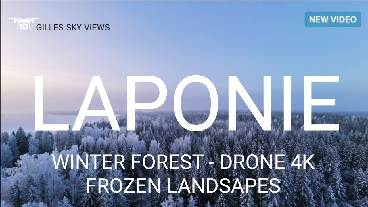 ​❄️ LAPLAND - SNOWY LANDSCAPES | Drone 4K