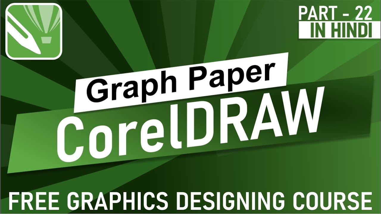 Make design using graph paper tool in Corel draw x7 | learn CorelDraw in Hindi
