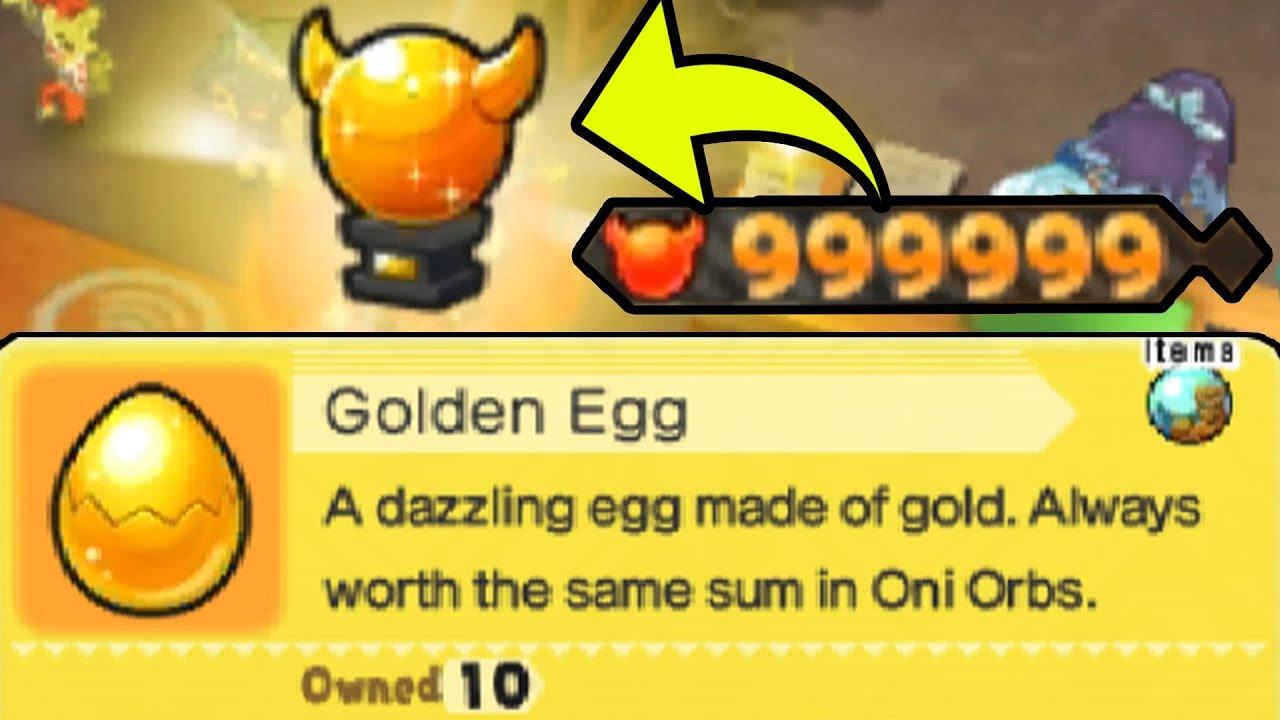 What Happens When You Get 999,999 Oni Orbs? | Golden Oni Orb Tutorial in Yo-kai Watch Blasters!