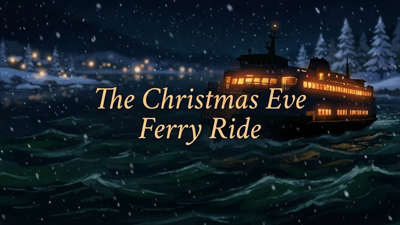 The Christmas Ferry: Deep Engine Hum & Winter Waves | Sleep Story