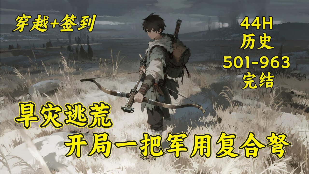 (二)完结【旱灾逃荒：开局一把军用复合弩】前精英雇佣兵虾仁魂穿饥荒乱世，携每日签到系统带领家人南逃。现代军火物资不断解锁，且看他如何在这人吃人的千里逃荒路上，杀出一条血路&hellip;&hellip;