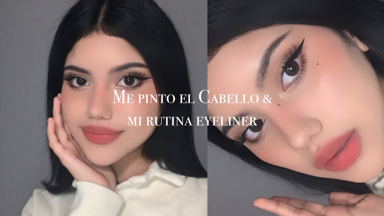 Pintándome el Cabello Más Negro que mi Alma + ¿ como Hago mi delineado ?