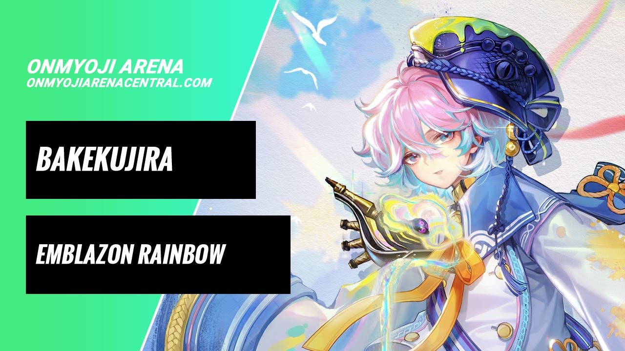 New Skin Bakekujira Emblazon Rainbow Trailer | Onmyoji Arena Central