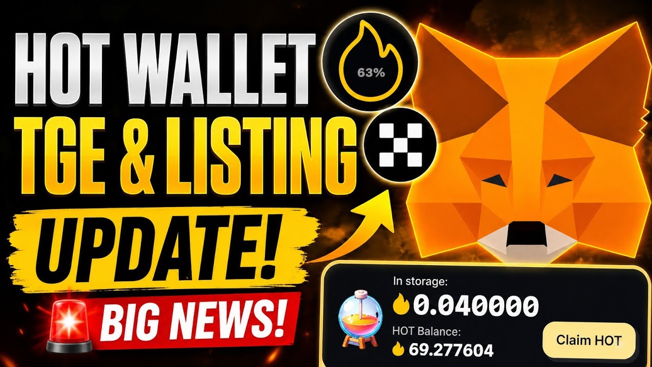 HOT Wallet TGE & Listing FINALLY Here? 🚨 Biggest Update Yet! 