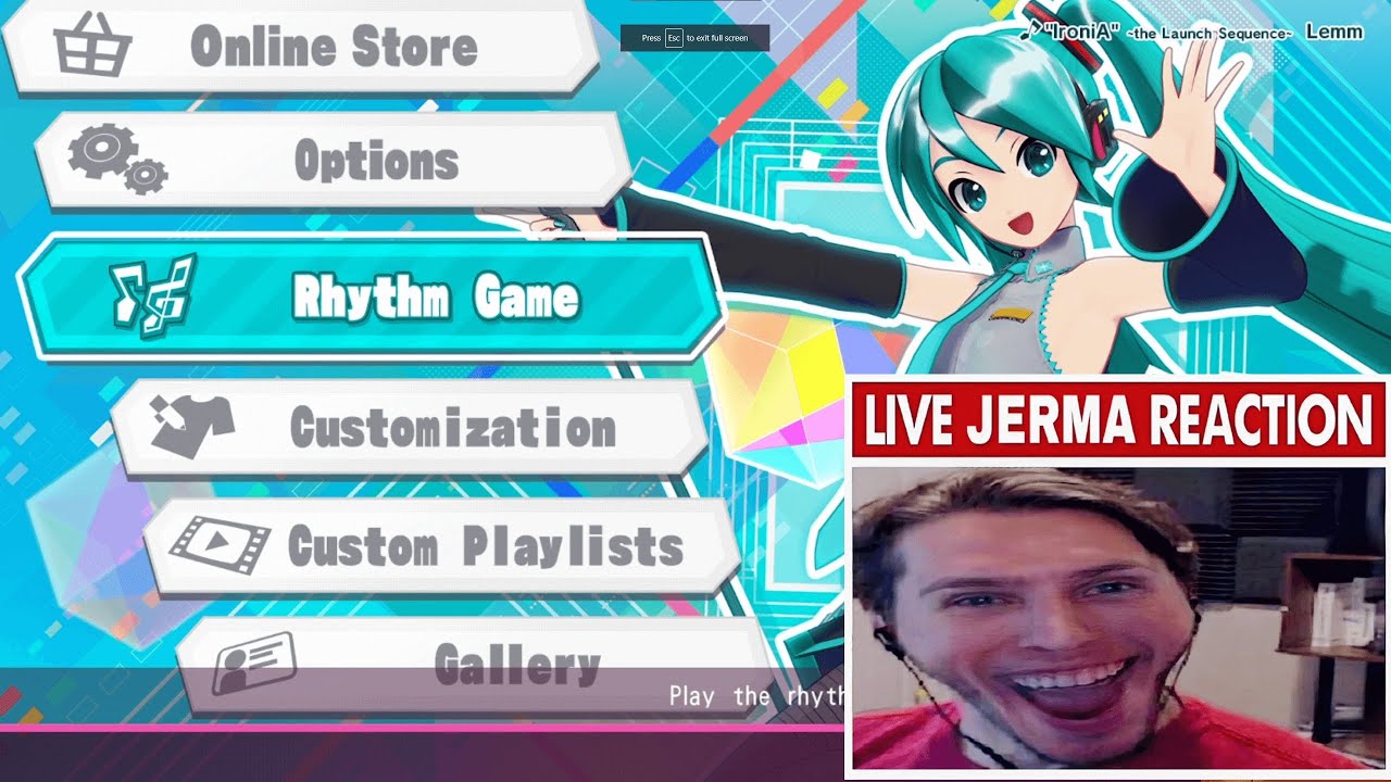 Jerma985 Plays Project Diva (STREAM HIGHLIGHTS)