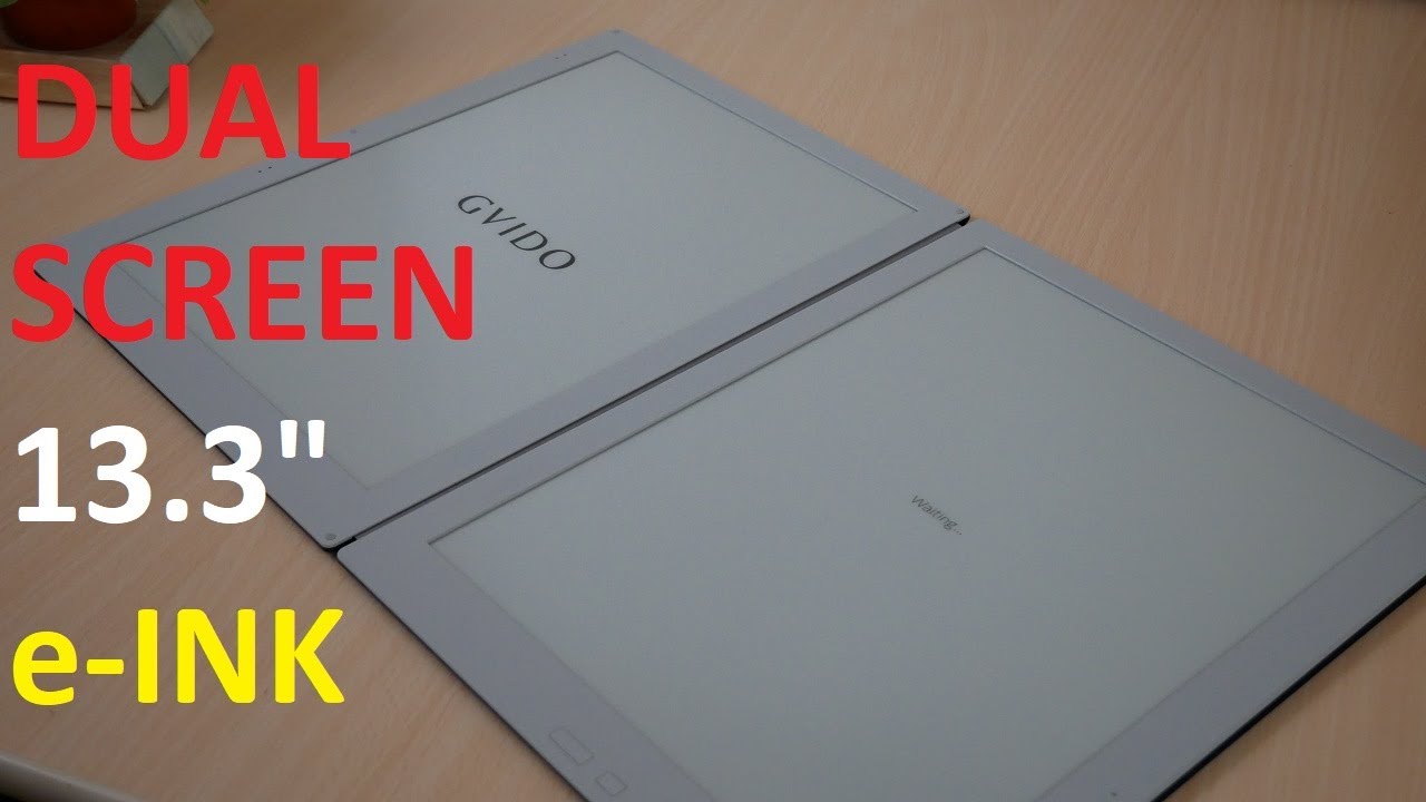 GVIDO Dual Screen 13.3
