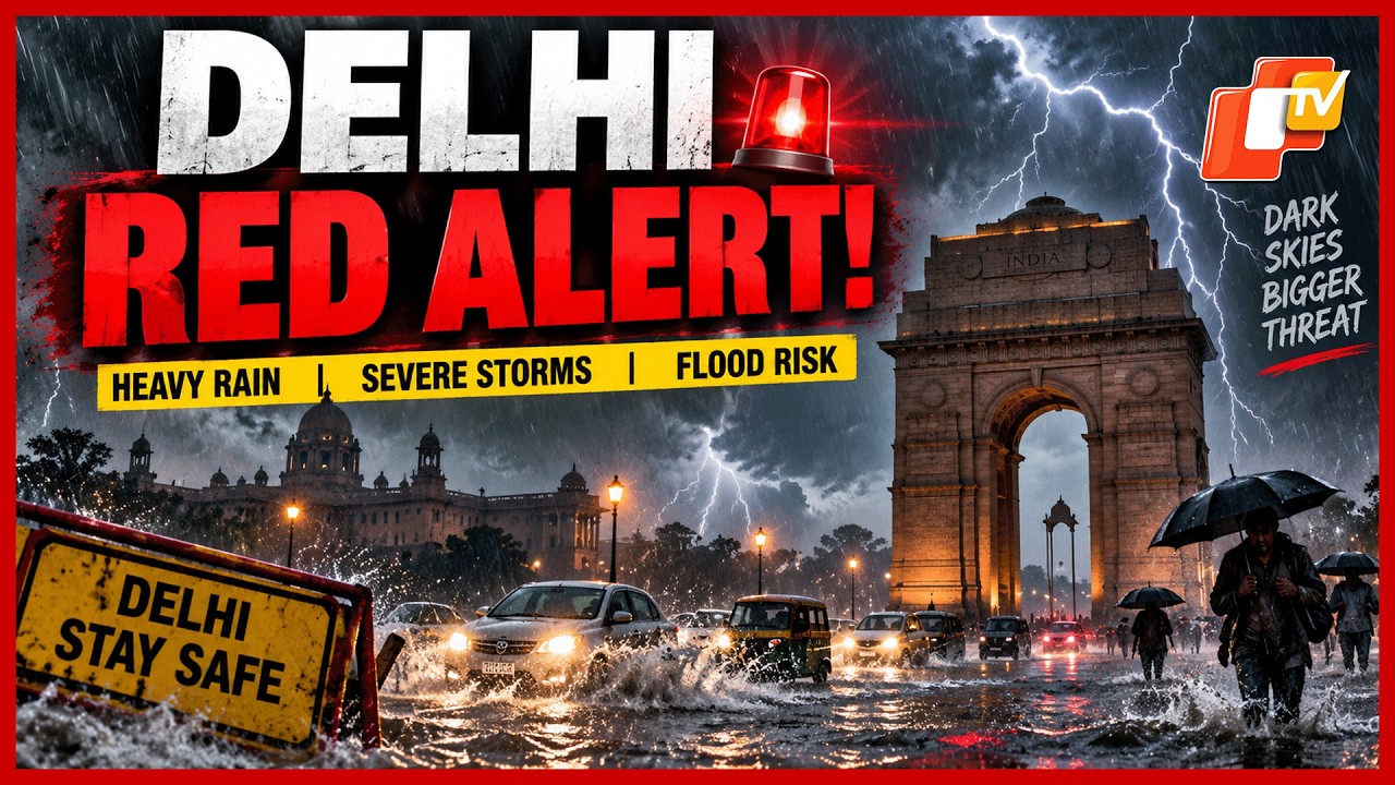Delhi Under Red Alert | Heavy Rain, Thunderstorms to Lash Several States Today | OTV