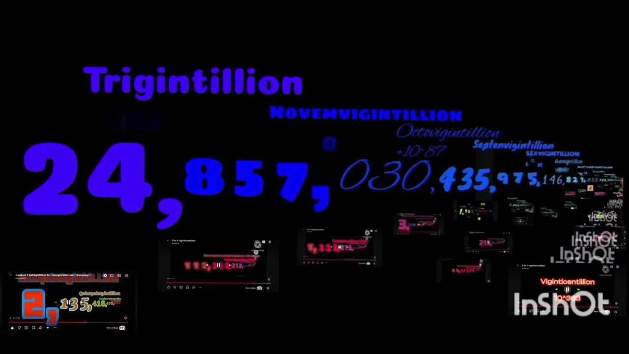 0 to Untrigintillion (Quadragintillion 1/10) by @gerita100