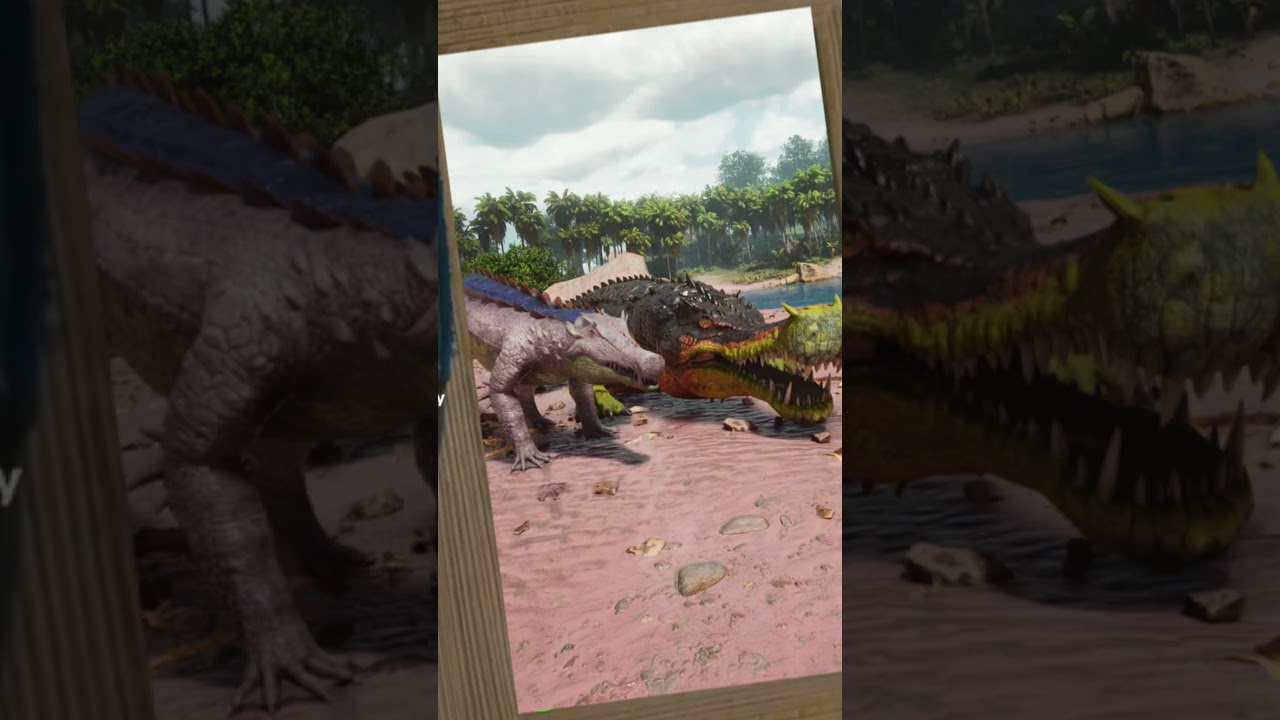 Me after the Deinosuchus released in ARK : Survival Ascended&hellip;