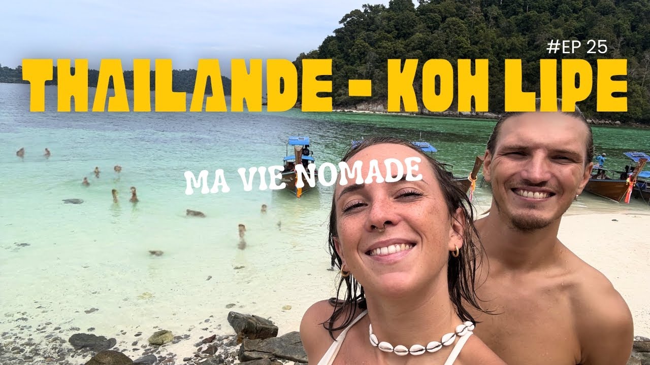 Koh Lipe 🇹🇭 : le paradis des plages et de l'eau turquoise (les touristes en plus) 🏝️ | &Eacute;PISODE 25