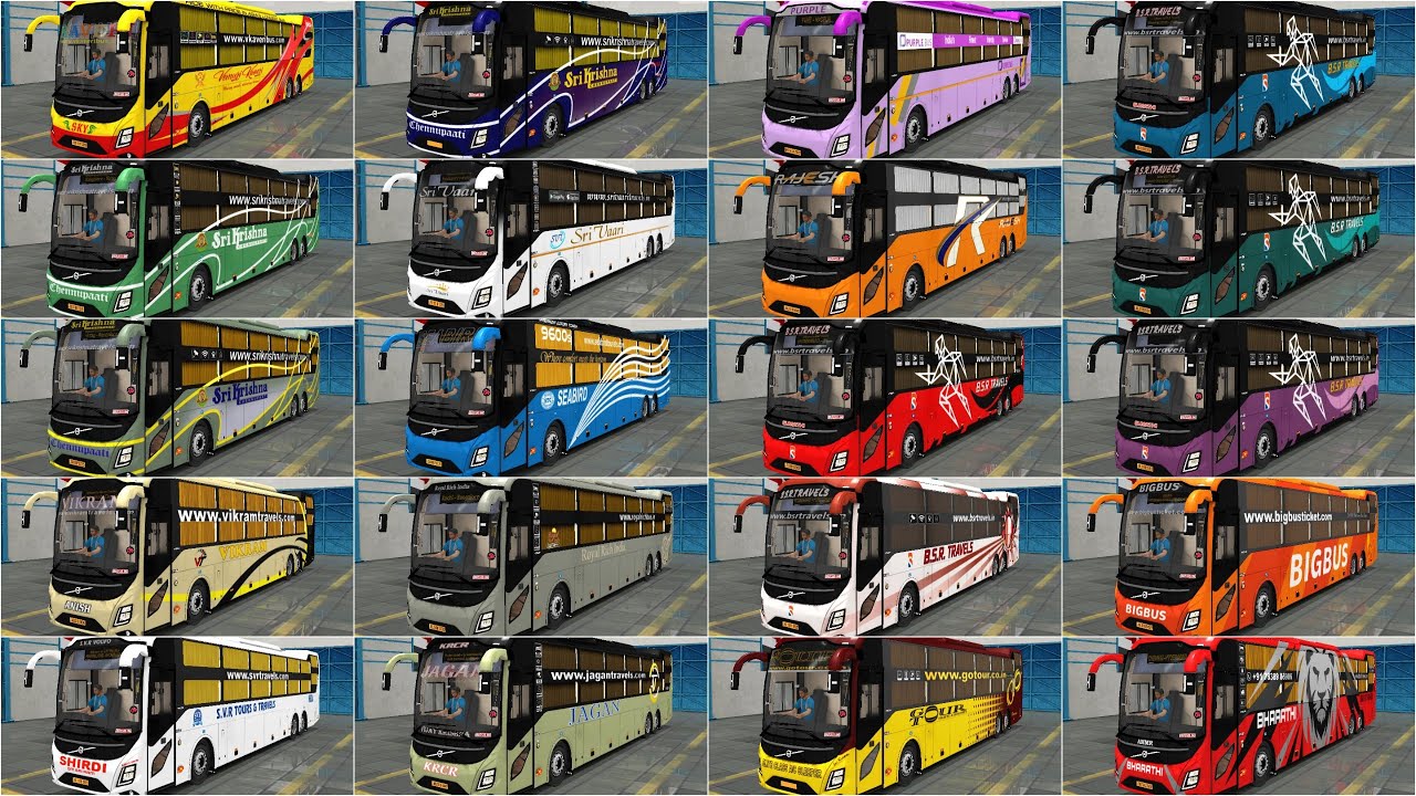 20+ 4k quality paid skinpack for Volvo 9600 15mtr sleeper mod #ibsgaming |By kalpesh|