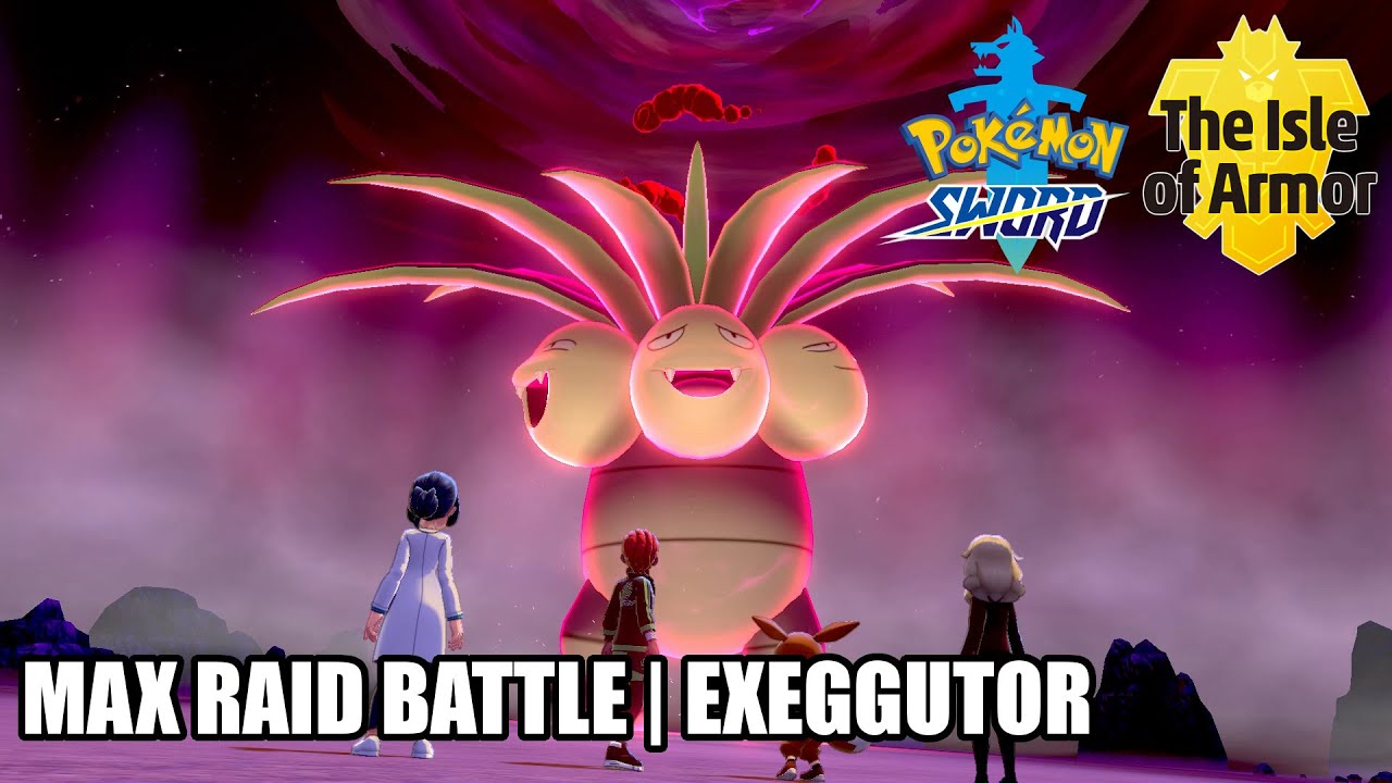 Pokemon Sword (Isle of Armor DLC) - Max Raid Battle | Dynamax Exeggutor [Nintendo Switch]