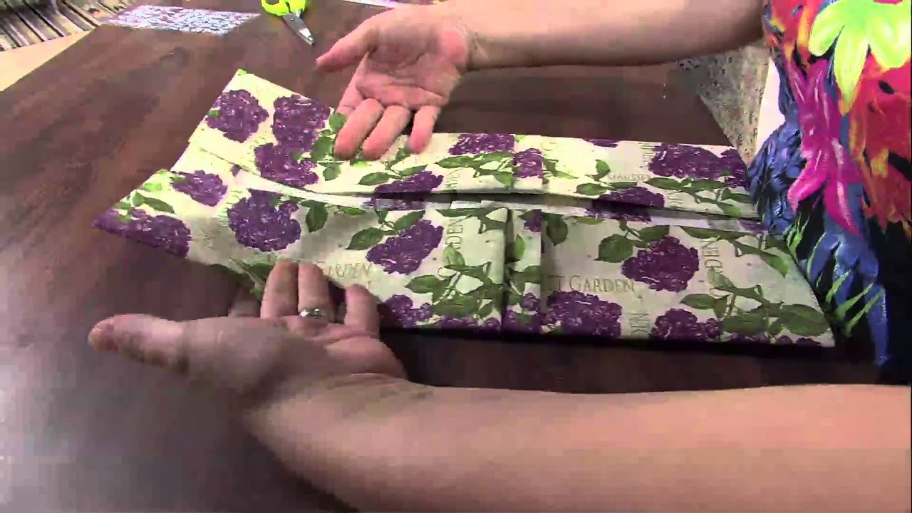Mulher.com 29/01/2013 Regiane Tartari - Carteira origami