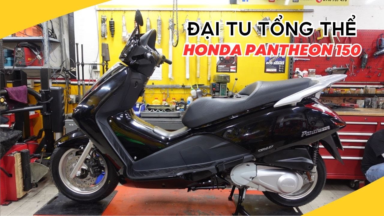 Honda Pantheon 150 bảo dưỡng đại tu tổng thể tại Moto Bình