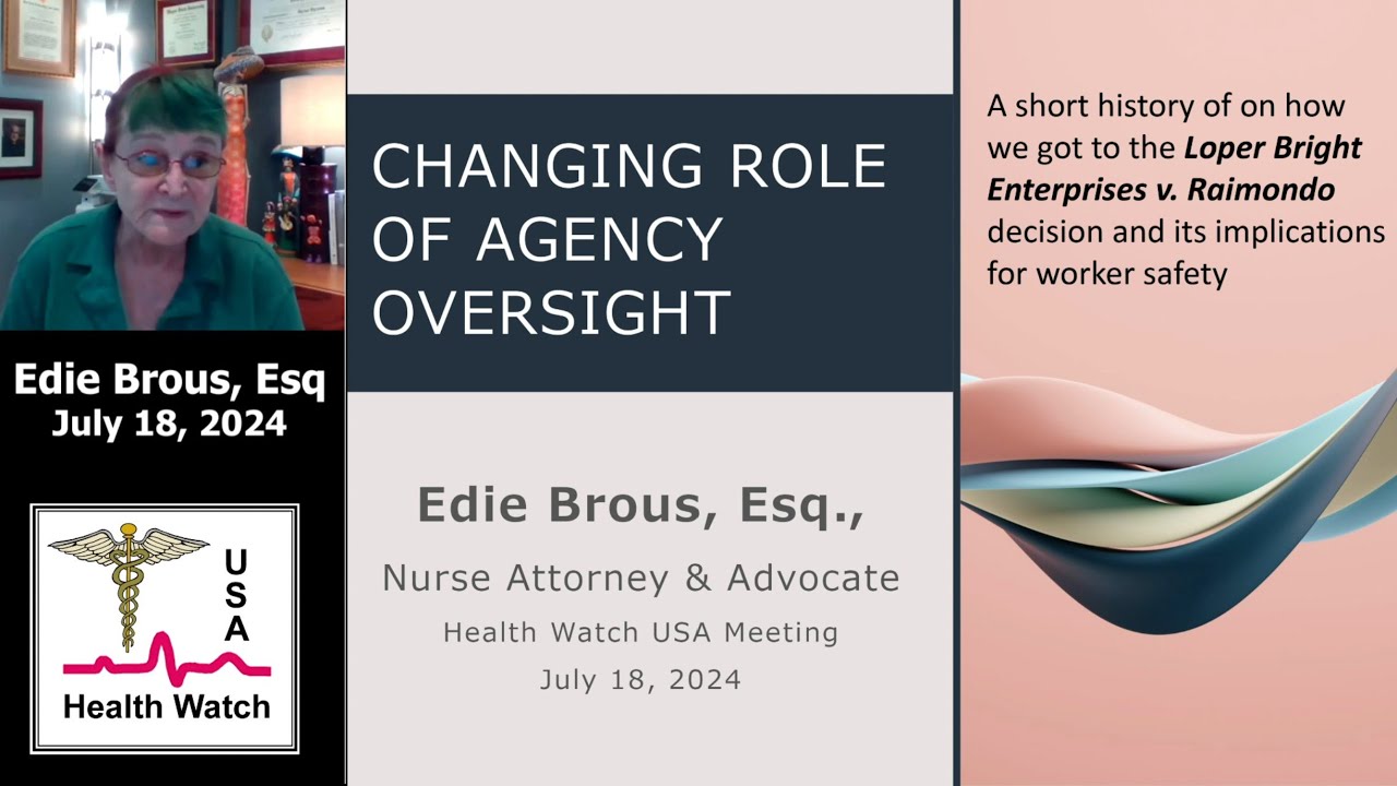 The Changing Role of Agency Oversight & The Recent U.S. Supreme Court Decision.