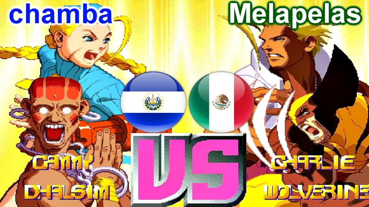 X-Men Vs. Street Fighter - chamba vs Melapelas