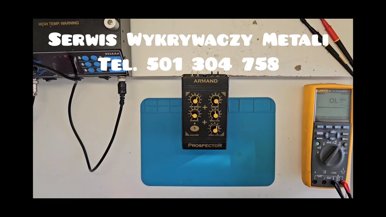 Naprawa wykrywacza ARMAND PROSPECTOR,Repairing the ARMAND PROSPECTOR Detector,Reparatur des ARMAND P