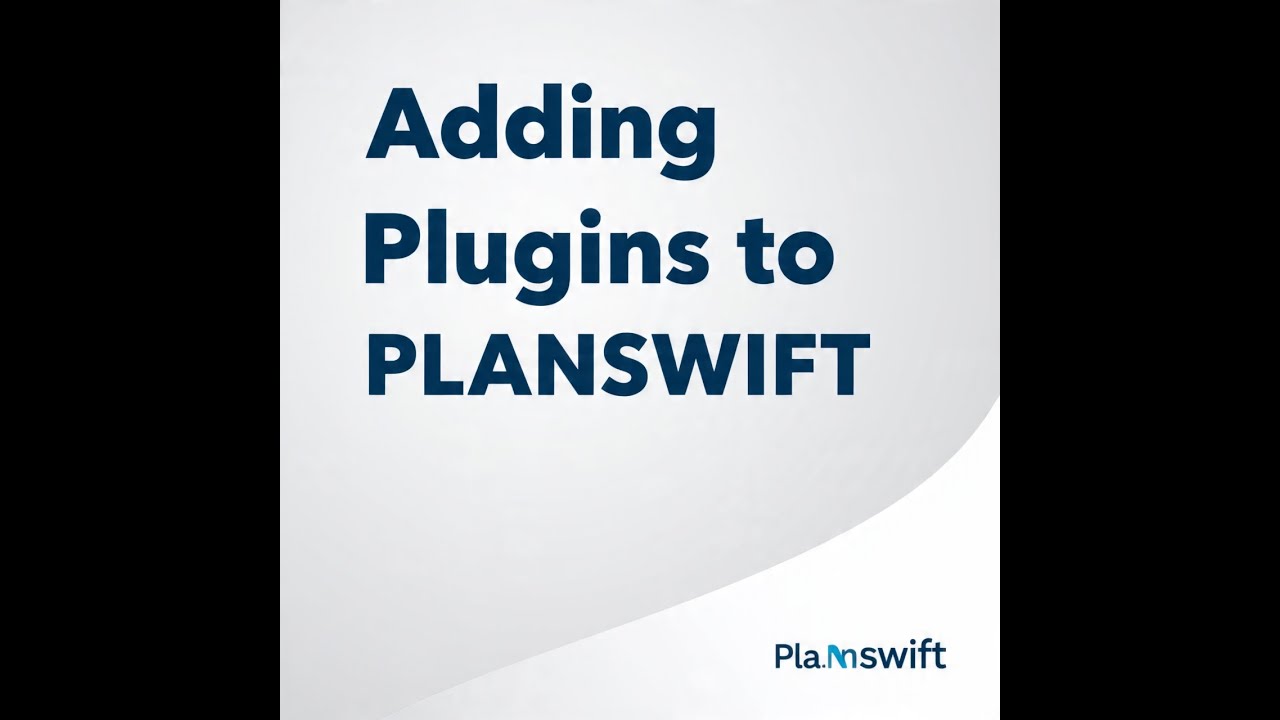 How to add PlugIns to PLANSWIFT.