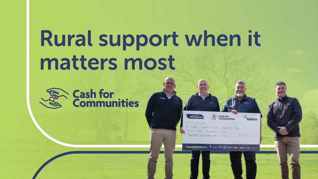 Rural support when it matters most | Hawke's Bay Rural Support Trust | PGG Wrightson
