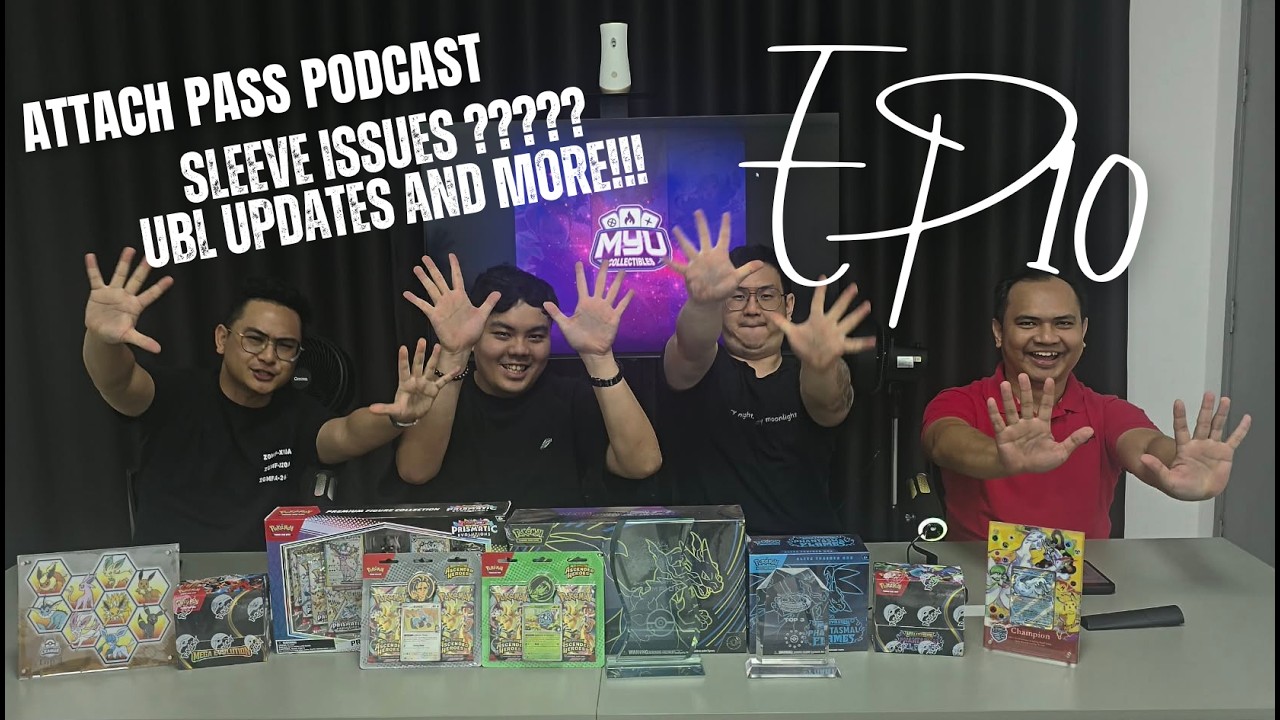 Pokemon Ultra Ball League updates, Sleeve issues, how to overcome and more!! - Attach Pass EP10