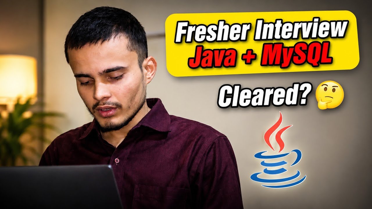 Java Developer☕️ Fresher Interview || Was I selected? #java 