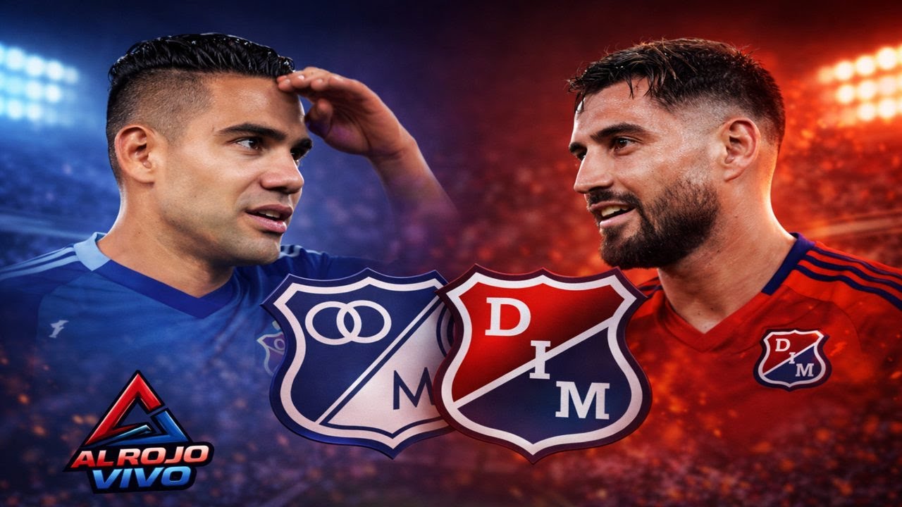 ⚽Millonarios vs Independiente Medellín  / Al Rojo Vivo 1 de febrero