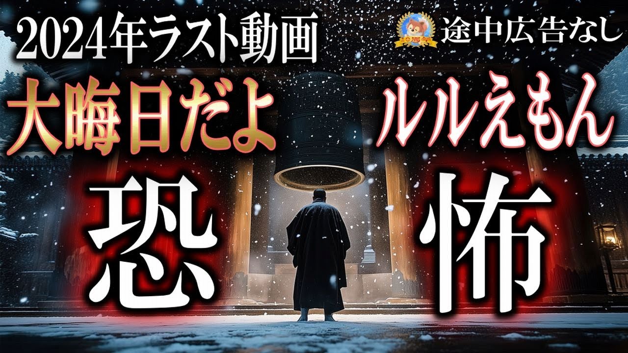 大晦日だよルルえもん！【睡眠導入/怖い話】 今年もありがとう 【怪談,睡眠用,作業用,朗読つめあわせ,オカルト,ホラー,都市伝説】★途中広告なし