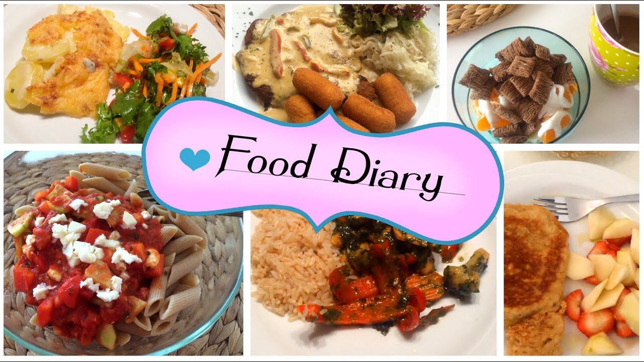FOOD DIARY - Was esse ich? Von Pasta bis Schokoerdbeeren