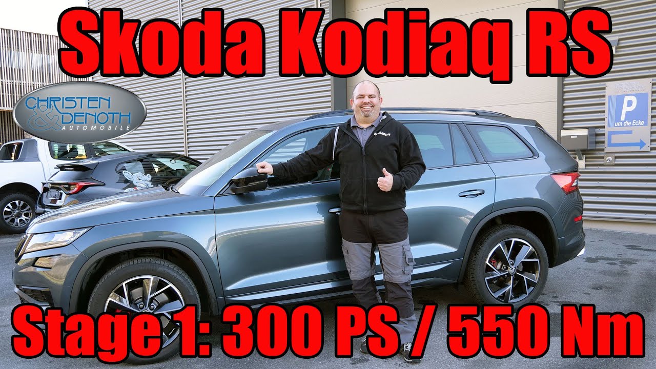 Skoda Kodiaq RS // Stufe 1 Optimierung Motor und DSG von mcchip-dkr // Christen & Denoth Automobile
