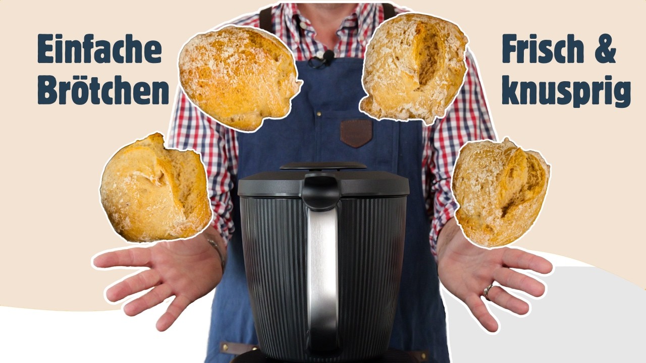 So easy sind Sonntagsbrötchen mit dem Thermomix TM7