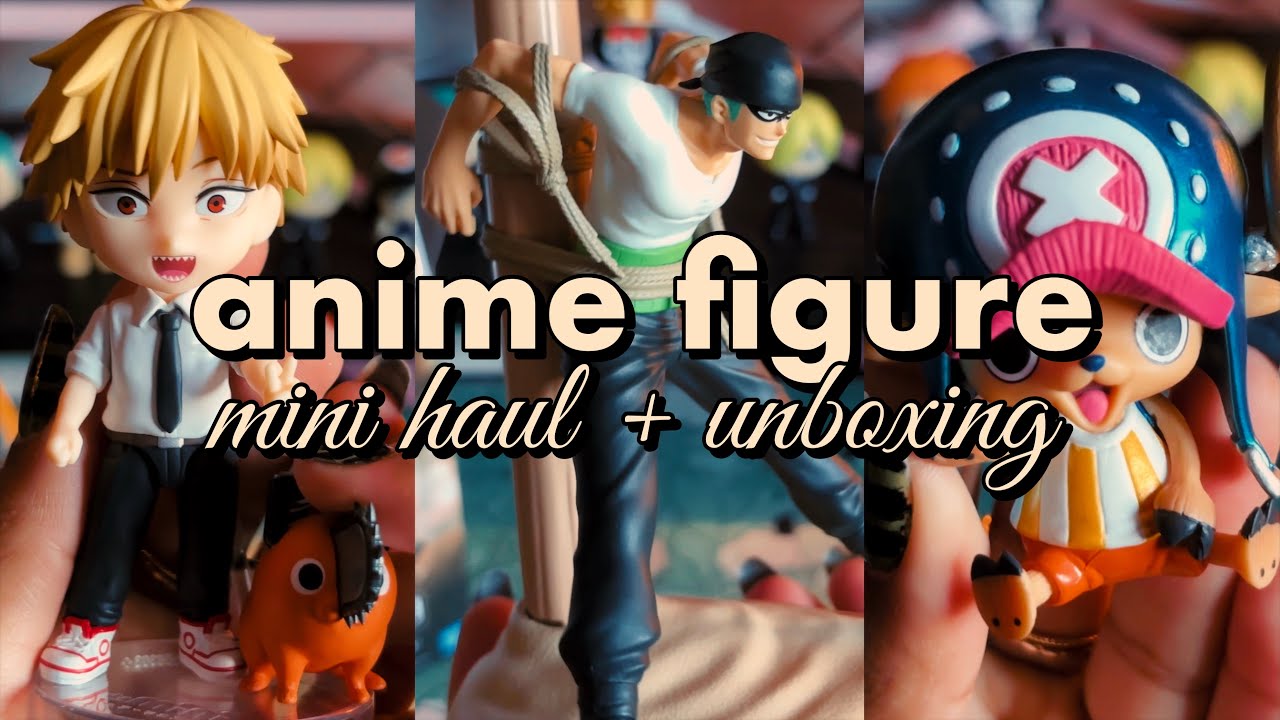 mini anime figure haul + unboxing | midtown comics & tamashii nations in nyc