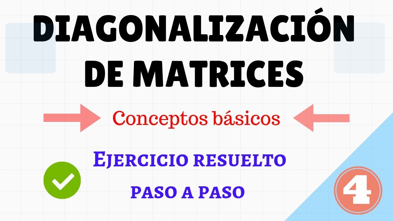 Diagonalización de matrices | Ejercicio resuelto paso a paso