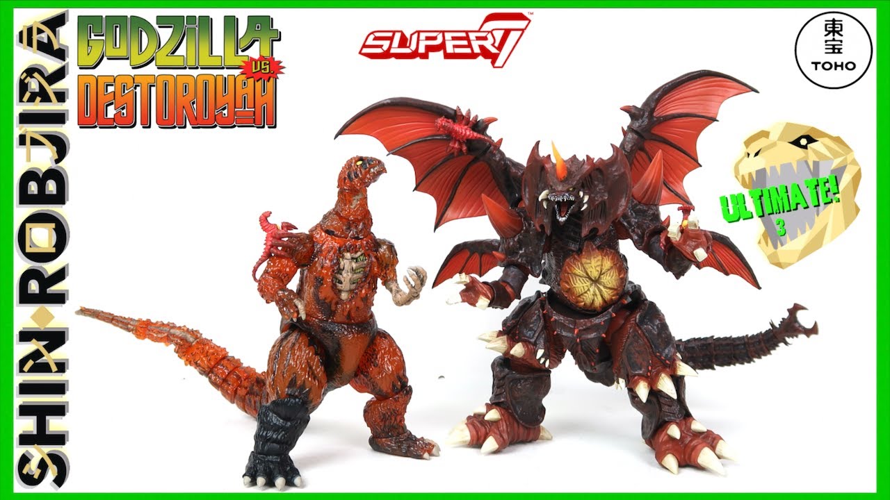 Super7 Toho Ultimates: 1200&deg;C Godzilla & Destoroyah | Двойной обзор