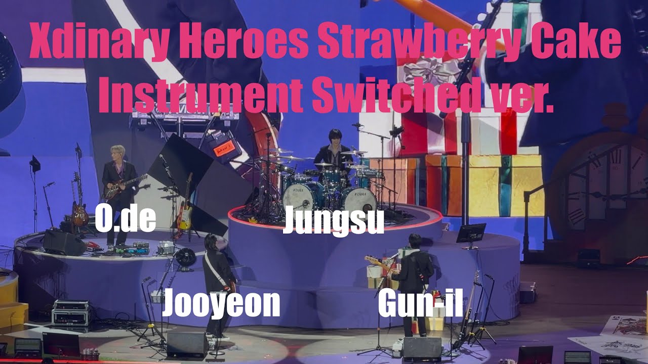 Strawberry Cake ￼악기 체인지 ver. | 260104 Xdinary Heroes 2nd fanmeeting Xclusive Party
