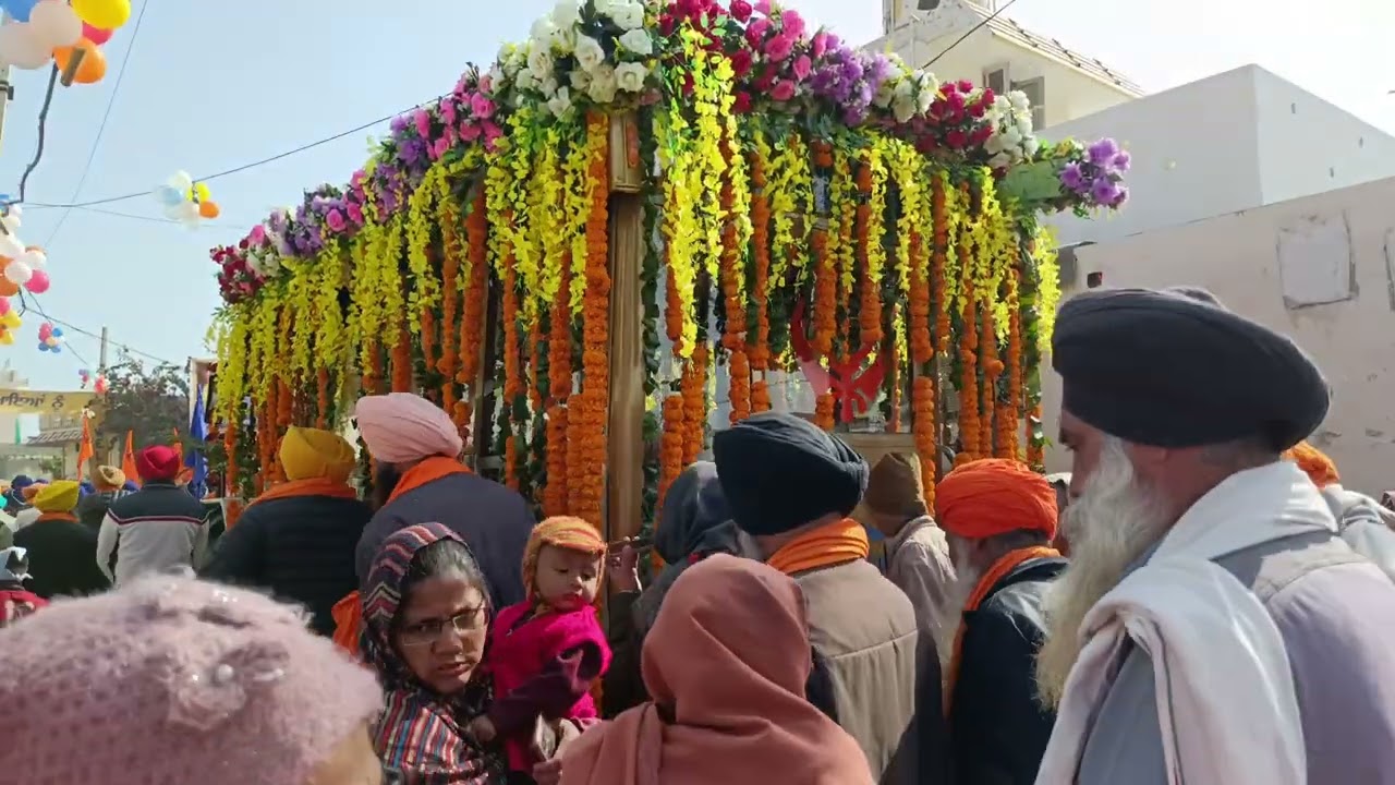 Nagar kirtan Handiaya 