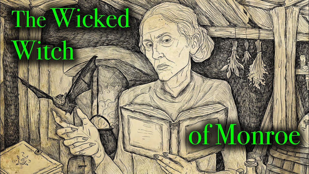🎃 The Witch Hannah Cranna, and Her Evil Rooster.